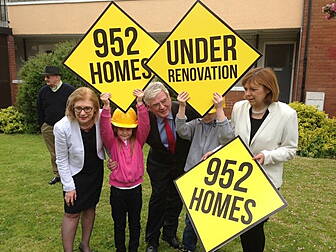 952 council homes for renovati...